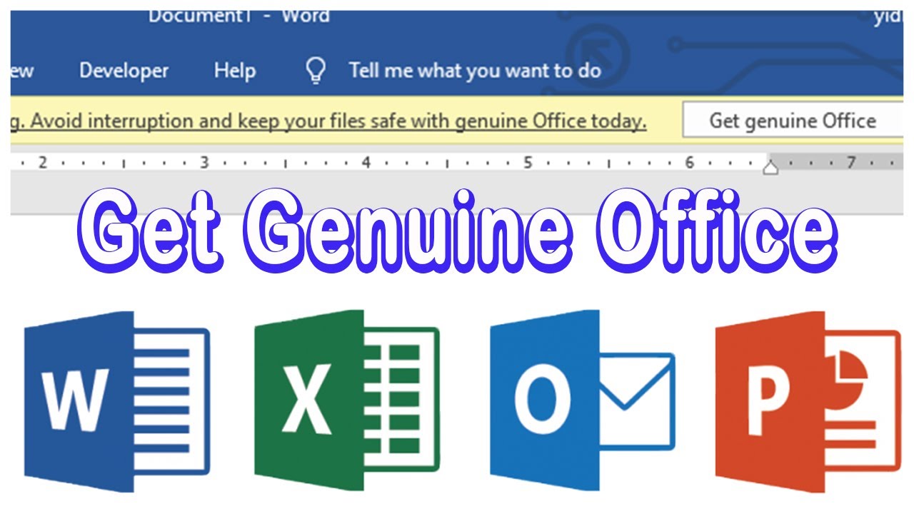 Genuine Office Warning