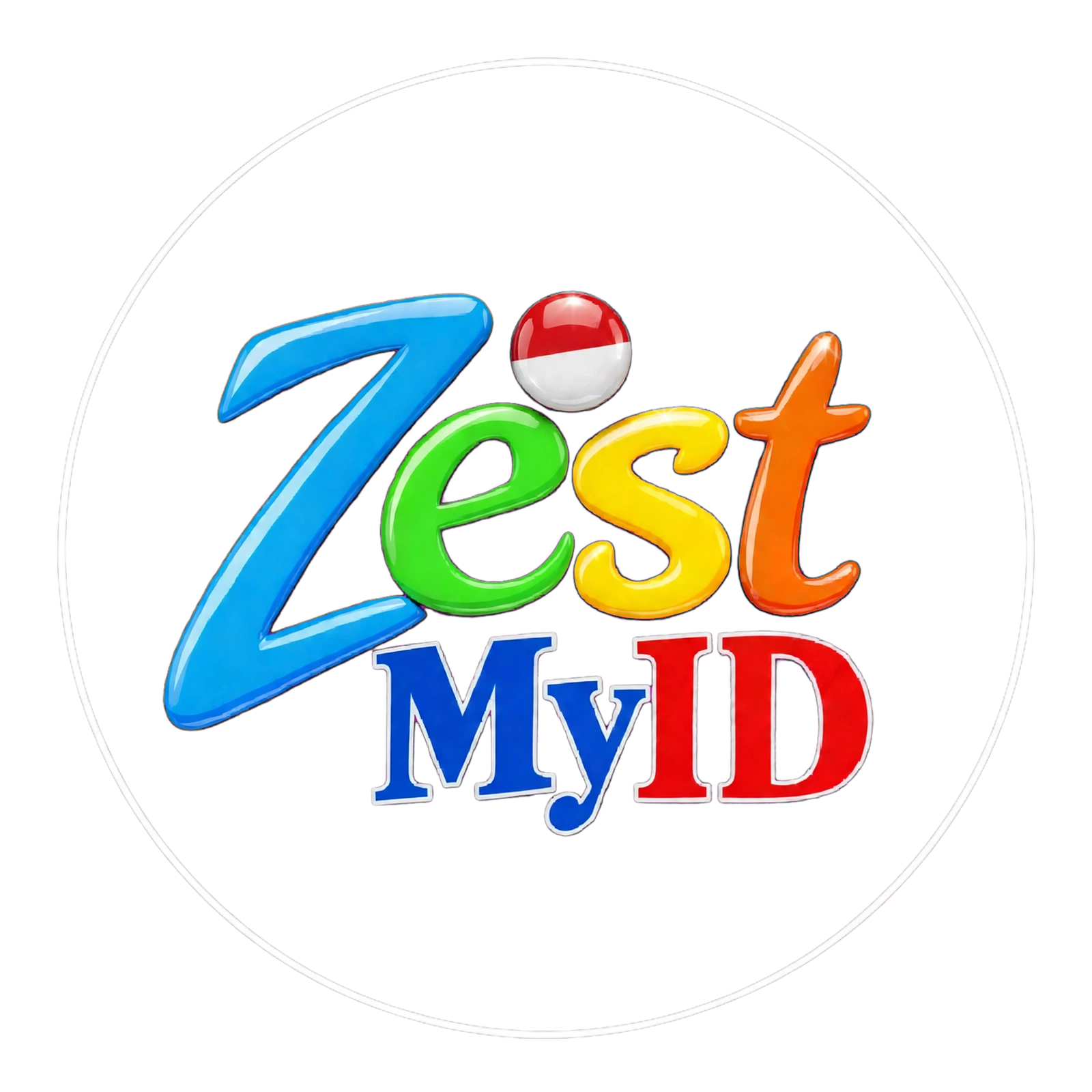 Zest Transparent White Circle